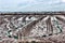 Crab traps and fish traps in low tide