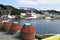 Crab traps Lark Harbour wharf in rural Newfoundland