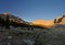 Crabtree Lakes Basin Evening Panorama