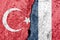 The crack between France and Turkish flags. The concept of sanctions, problems, severance of diplomatic relations and