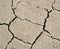 Crack soil texture as ecocatastrophe background