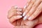 Cracked broken nail, Nail weakness damage from gel polish coating
