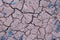Cracked earth, drought dry riverbed background texture