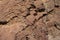 Cracked stone texture closeup - rock crack