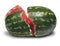 Cracked watermelon