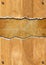 Cracked Wooden Background