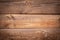 Cracked wooden background. Horizontal lines on wood fence. Vintage rustic pattern for decoration design. Brown desk. Timber plank,