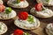 Cracker and Cheese Hors D\'oeuvres