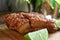 crackling, fried pork skin pururuca, pork pancetta brazilian food