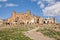 Craco, Matera, Basilicata, Italy: view of the ghost town