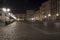 Cracow, The Small Market Square by night