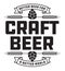 Craft Beer Badge or Label.