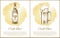 Craft Beer Objects Set Hand Drawn Vector Sketches