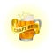 Craft beer realistic drawn icon.