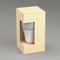 Craft cardboard lamp bubl Box Mockup model for branding and identity