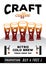 Craft coffee promotion poster