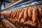 Crafting delicious sausages: factory production