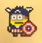 Crafts Beads Beading Arts Minions Mosaic Minion Captain America Despicable Me Cartoon Movie Character Collage