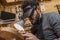 Craftsman violinmaker began working on a new violin