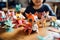 Crafty girl: creating adorable paper animals in a DIY project