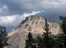 Craggy Summit of Mount Crandell, a Part of the Canadian Rockies in Waterton Lakes National Park, Alberta