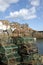 Crail harbour and lobster pots