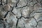 Craked dry soil texture background