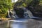 Crammel Linn Waterfall in Northumberland