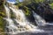 Crammel Linn Waterfall in Northumberland