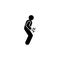 Cramp, pain, stomach, abdomen icon. Element of celiac disease sings. Premium quality graphic design icon. Signs and symbols