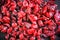 Cranberries background texture