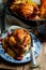 Cranberry apple stuffed cornish hens