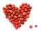 Cranberry heart / dew / valentine\'s food