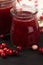 Cranberry jelly dessert