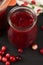 Cranberry jelly dessert
