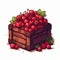 Cranberry Pixel Art Crate: Colorful Illustrations In 8-bit Style