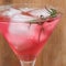 Cranberry Rosemary Martini