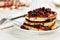 Cranberry Sauce over Pancakes