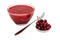 Cranberry Sauce with spoon