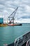 crane Auckland harbor