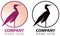 Crane Bird Logo