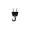 Crane hook icon vector templat