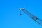 Crane lifting construction site hoist equipment