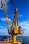 Crane lifting offshore