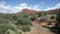 Crane Shot of Cathedral Rock in Sedona Arizona