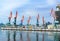 Cranes at Port of Baku