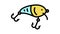 crankbait fishing accessory color icon animation