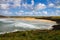 Crantock bay and beach Cornwall England