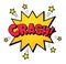 Crash sound cloud for design comics page