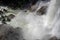 Crashing, foaming waters of Yosemite National Park\\\'s Vernal Falls
